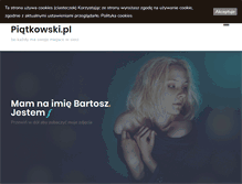 Tablet Screenshot of bartoszpiatkowski.pl