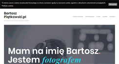 Desktop Screenshot of blog.bartoszpiatkowski.pl