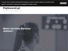 Tablet Screenshot of blog.bartoszpiatkowski.pl